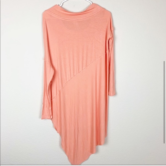 Free People Grapevine ribbed Tunic Top in Coral H - Picture 3 of 5
